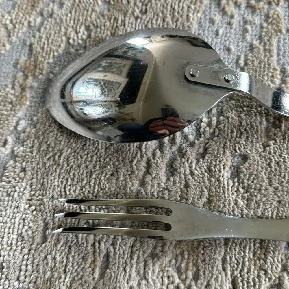 CUTCO Turning Fork 1726 & Serving /Basting Spoon 17 KH Classic Handles GUC